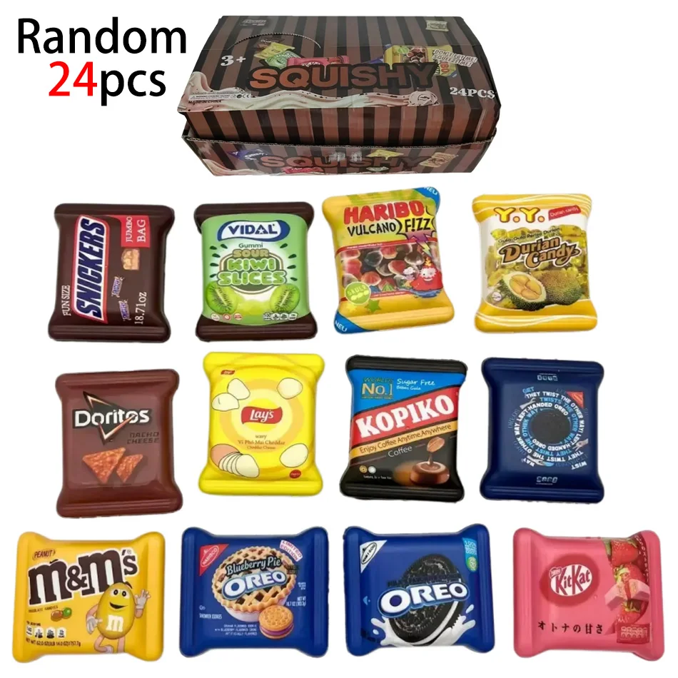 Hot Simulated Chocolate Candy Bar Squishy Toy, Realistic Food Play Slow Rising Creative Stress Relief Squeeze Fidget Toy