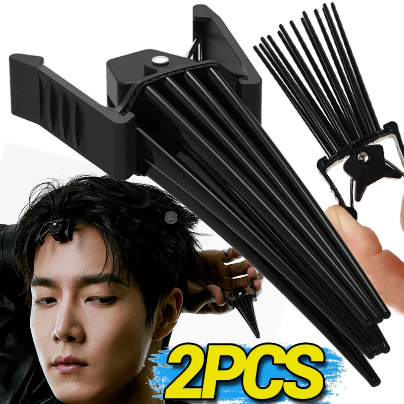 Fashion Fluffy Hairpin Curling Bangs Instant Hair Roots Curling Fixed Shape Styling Volumizing Hair Clips Korean Unisex Headwear