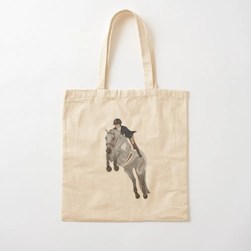 حقيبة حمل Dapple Gray Hunter Jumper Tote حقيبة تسوق من القماش حقائب قماشية #2