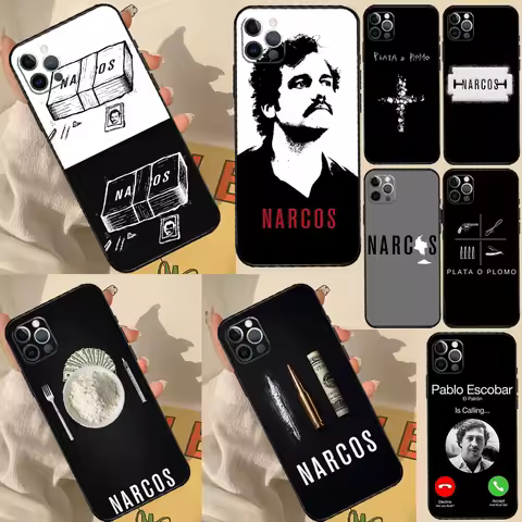 Narcos Plata o Plomo Phone Case For Samsung Galaxy S25 Ultra S20 S21 S22 S23 S24 Plus S9 S10 S25 FE Back Cover