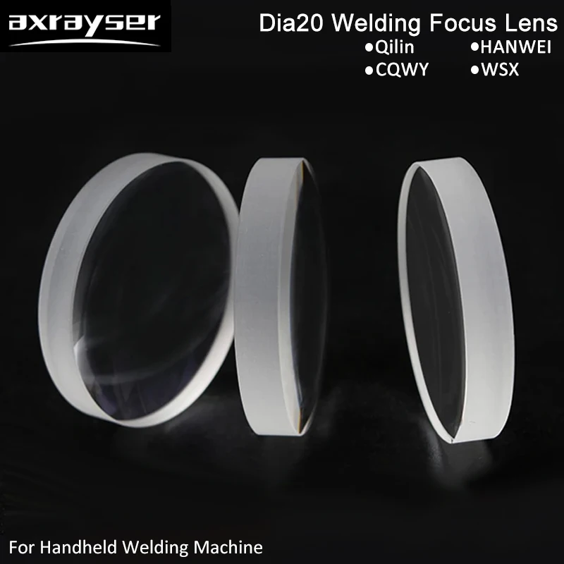 Imagem -02 - Foco de Soldagem a Laser e Lente de Colimação Lentes de Soldador Manual para Fibra Peças de Corte 1064nm Dia Cqwy Wsx Dia 20x3.5 Dia 20x5