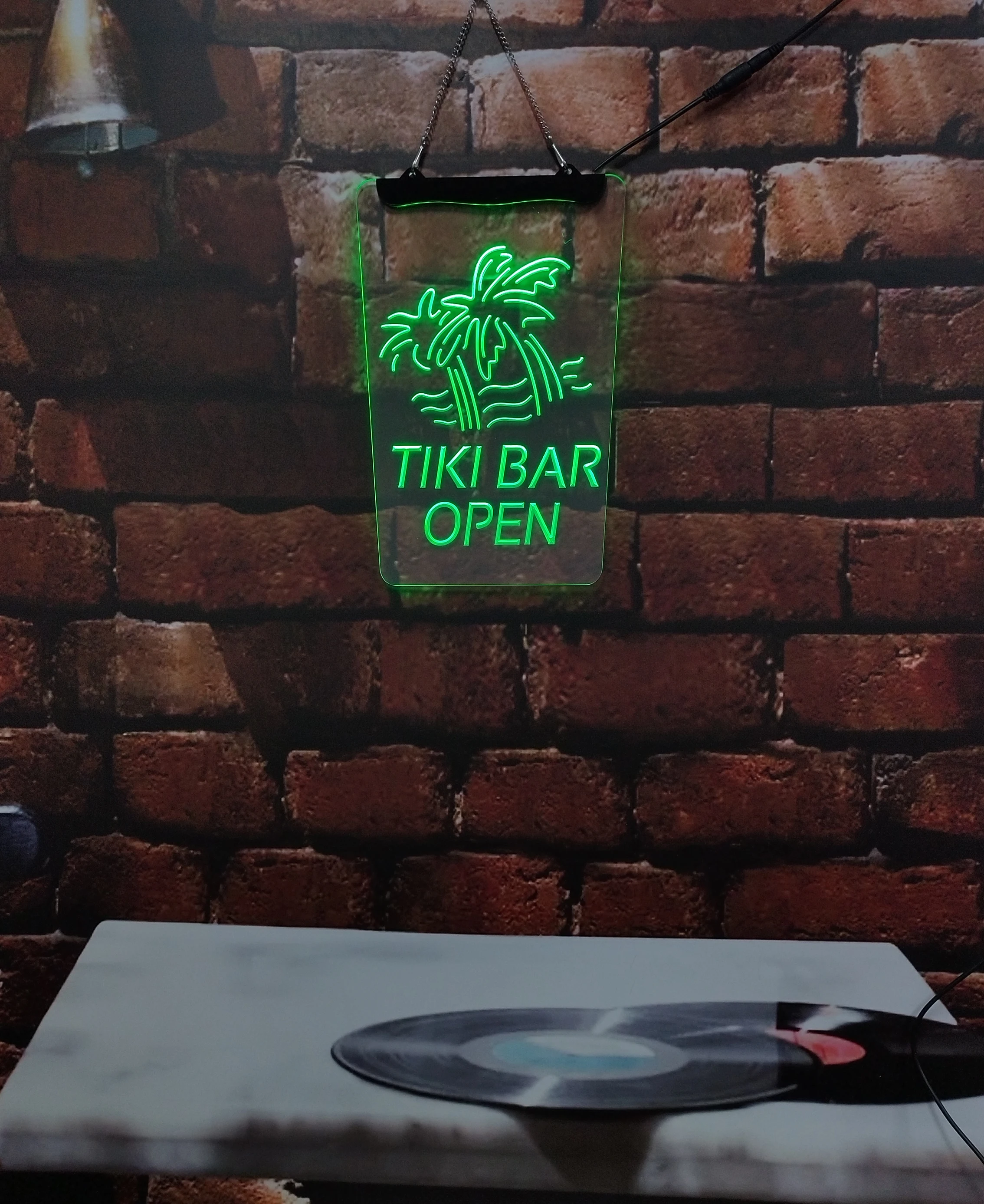 Tiki Bar Mask Beer Bar Club LED neon sign -3D carved interior wall art, suitable for family KTV mall store game room decoration