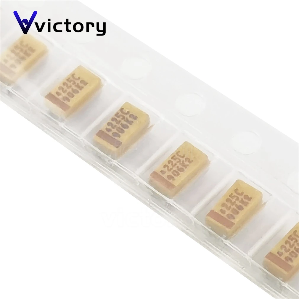 50PCS NEW SMD Tantalum Capacitor 6.3V 10V 16V 20V 2.2UF 225J 225A 225C 225D A-type B-type 3216 1206 3528