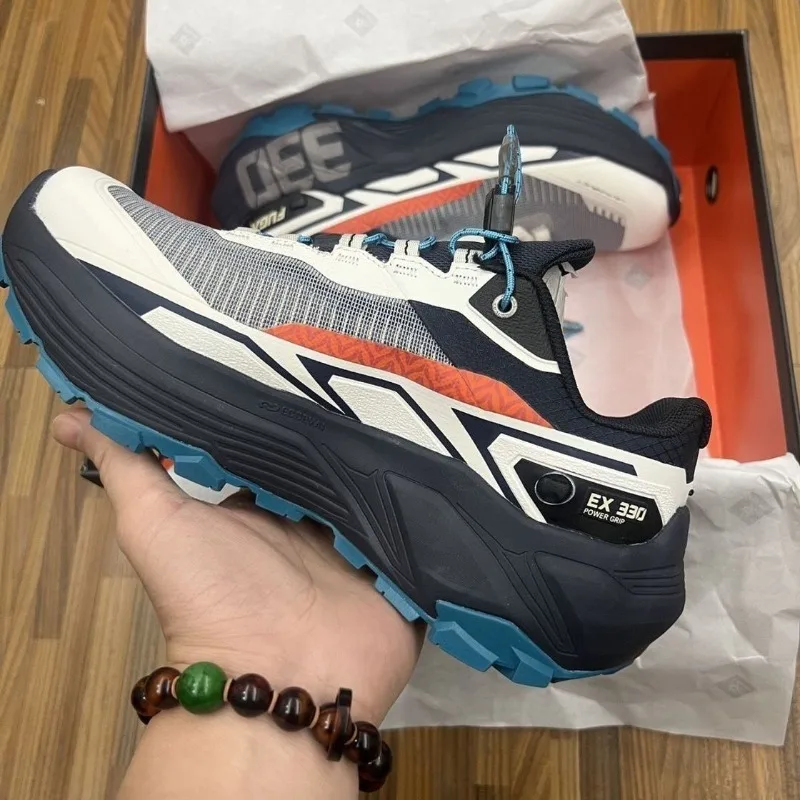 2026 New Trend Athletic Shoes For Walking Anti-Slip Men Running Sneaker Lacing Men Trail Running Shoes Unisex Outdoor Sport shoe