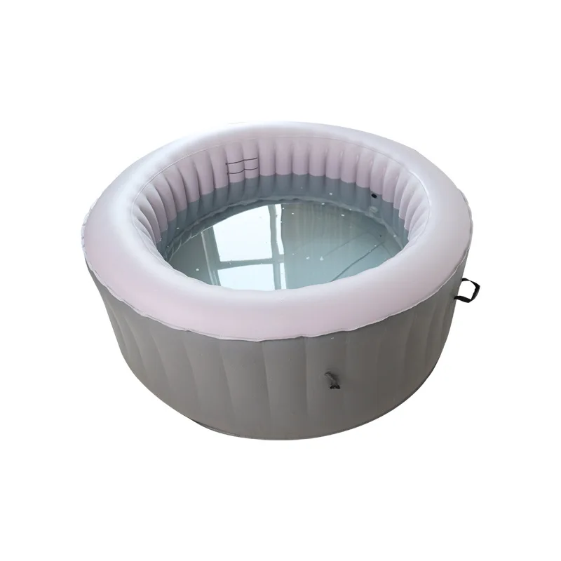 Piscina de jacuzzi inflable calentada, piscina de burbujas de ondas de SPA para el hogar, baño de surf de temperatura constante, baño de spa