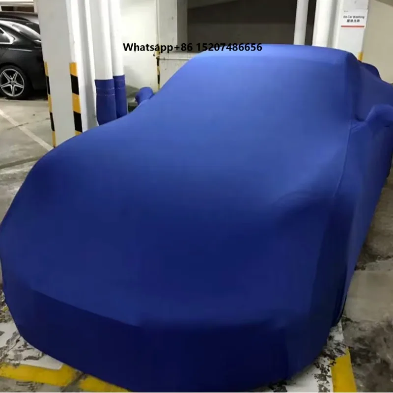 Display Models  Custom Soft Breathable  Super Soft Stretch Breathable Car Parking Cover for Indoor