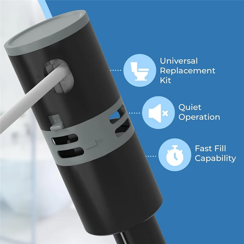 FYBL-Fast And Quiet Universal Toilet Fill Valve - High Performance, Simple Setup, Speedy Fill