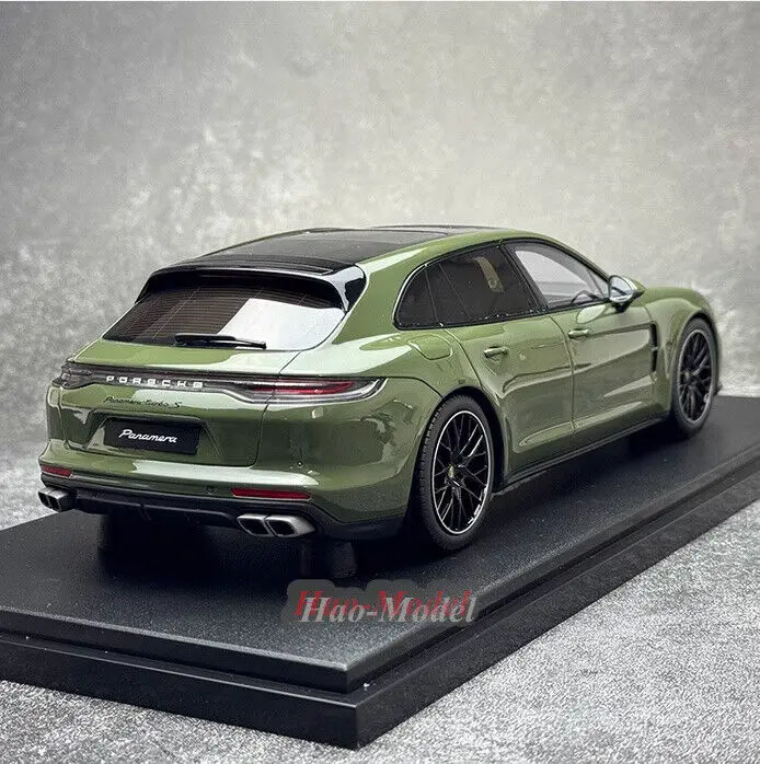 GT Spirit 1/18 untuk Porsche Panamera Turbo S Resin Diecast Model mainan simulasi mobil hadiah ulang tahun anak laki-laki koleksi tampilan hobi