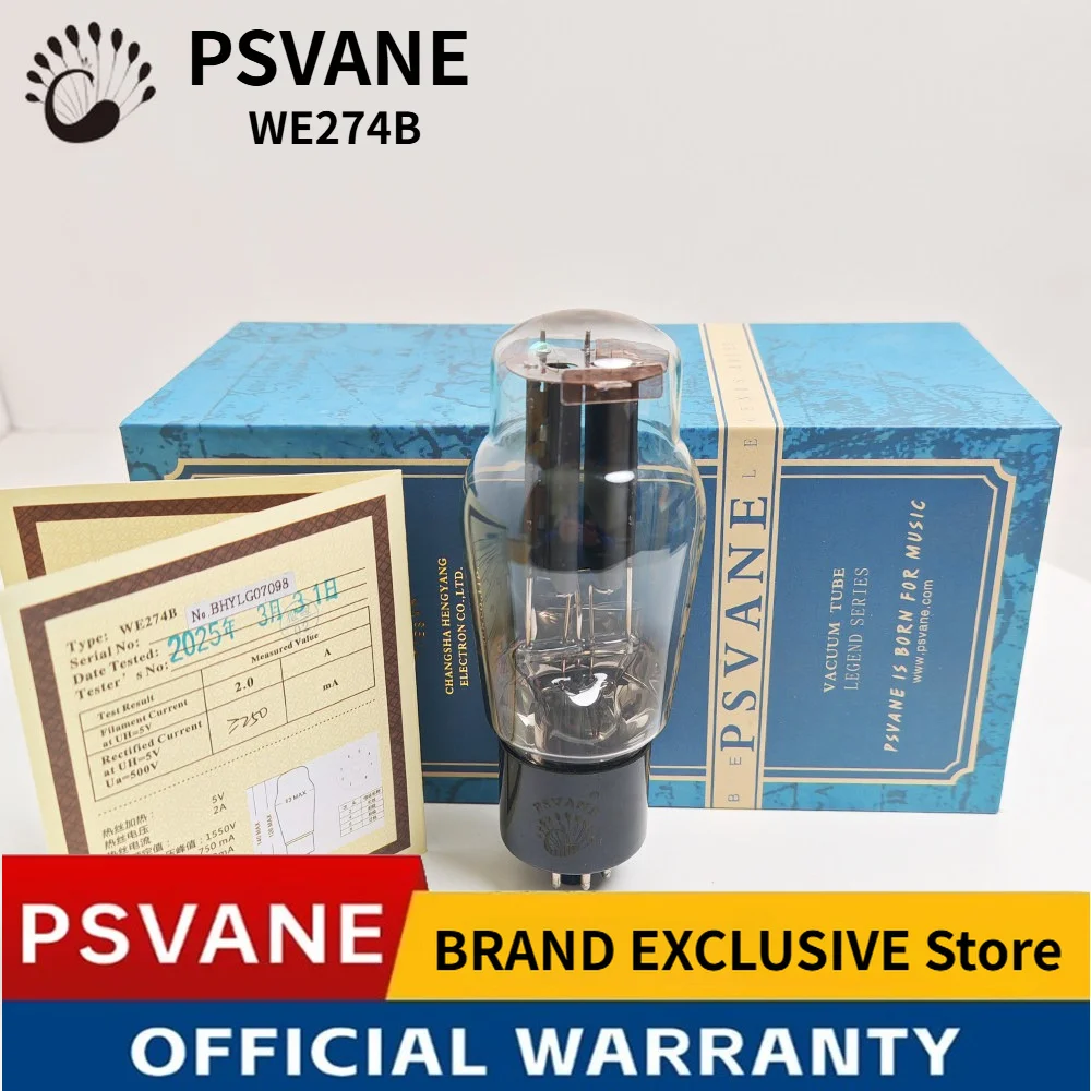 PSVANE Legend Series WE274B Vacuum Tube Upgrade 5U4G 5Z3P for Tube Amplifier Rectifier Upgrade Warranty of 12 Months