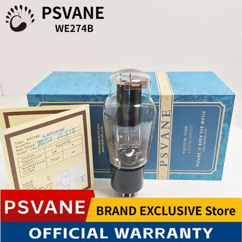 PSVANE Legend Series WE274B Vacuum Tube Upgrade 5U4G 5Z3P for Tube Amplifier Rectifier Upgrade Warranty of 12 Months