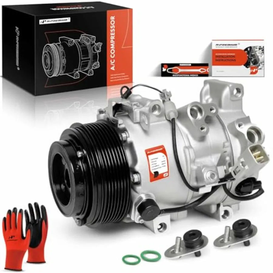 

A C Compressor with Clutch Compatible with Lexus RX350 3.5L 20072009 Sport Utility Vehicle for Efficient Cooling and Reliable P