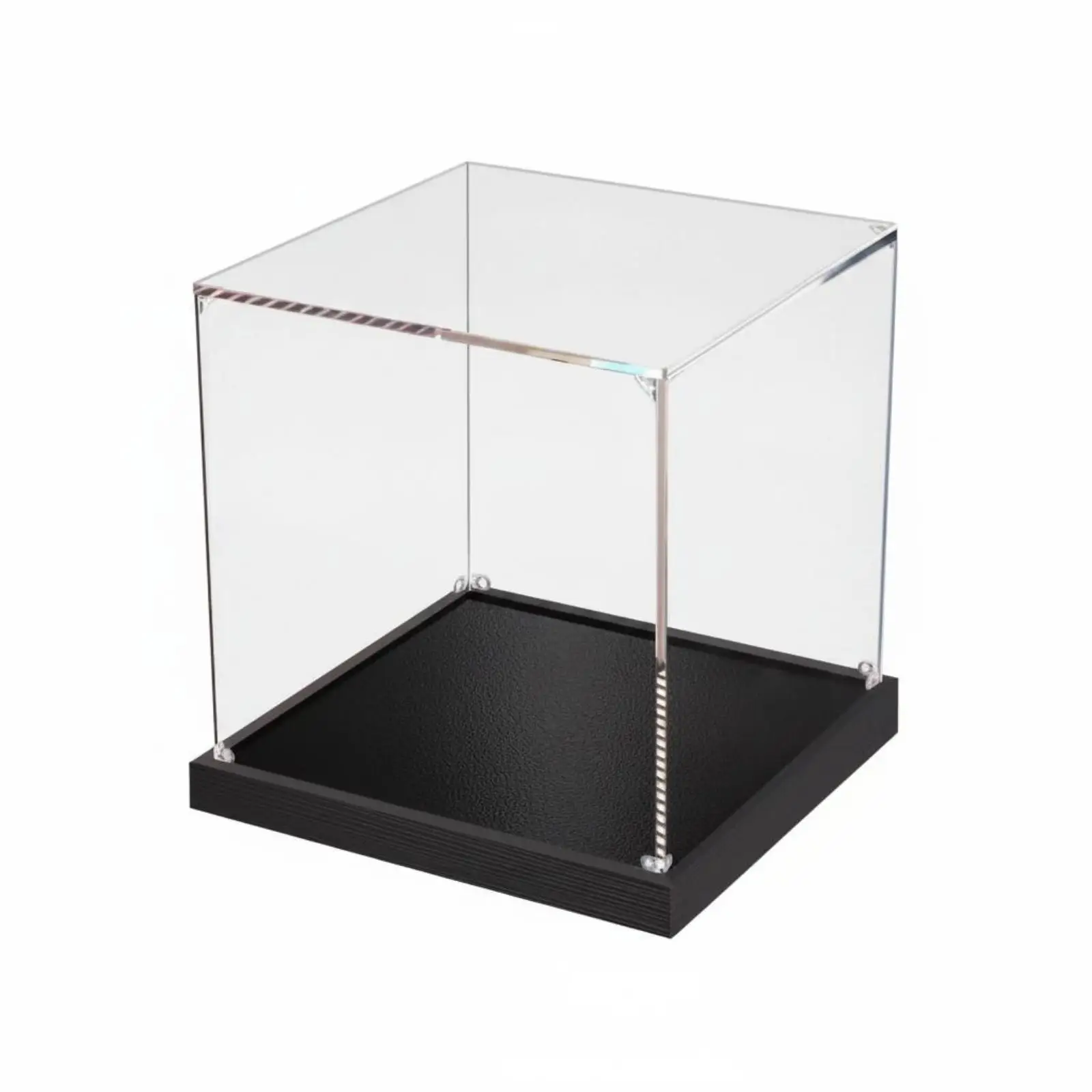 Acrylic Display Box Sturdy Construction Transparent Dustproof Cover