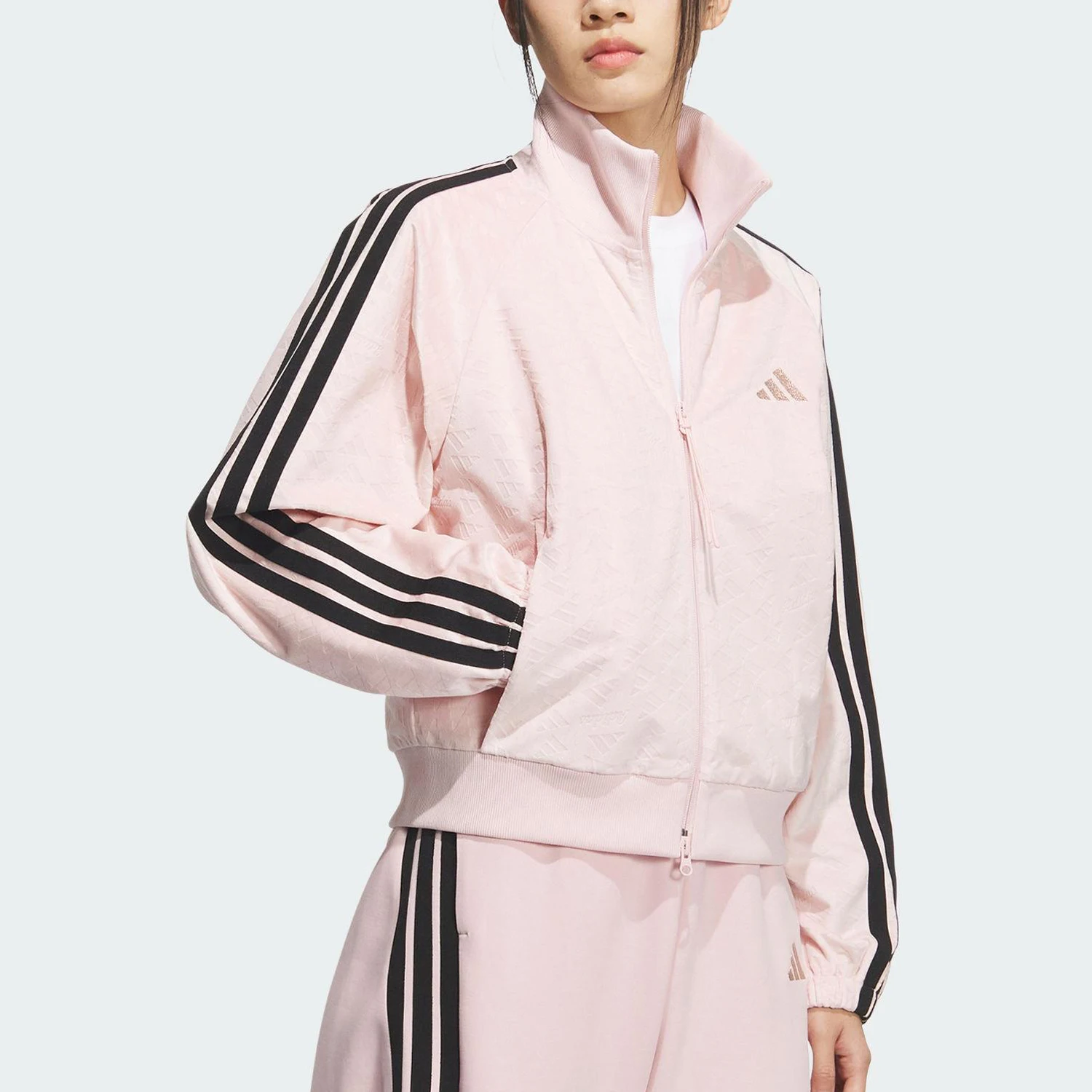 Adidas Originals 2025 STORY Women's Velvet Stand Collar Short Jacket KC0174