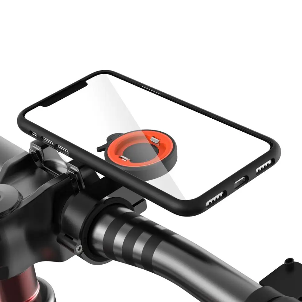 New Bicycle Motorcycle Handlebar Mount Holder Cell Phone Bag Holder With Shockproof Case Protection Stand For iPhone 11 Pro Max