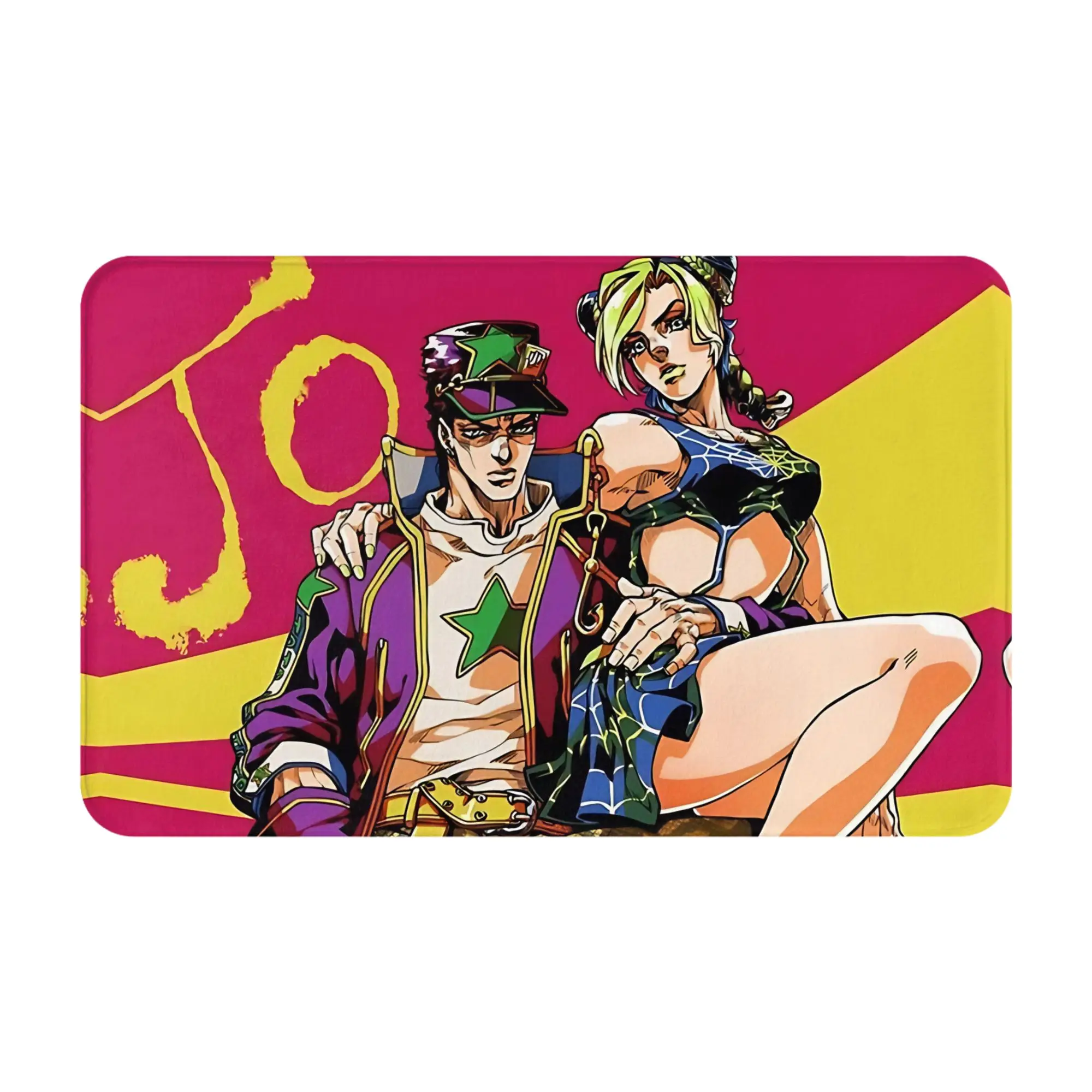 JoJo Decorations Bedroom Mat jojos bizarre adventure Doormat Kitchen Carpet Balcony Rug Home Decor