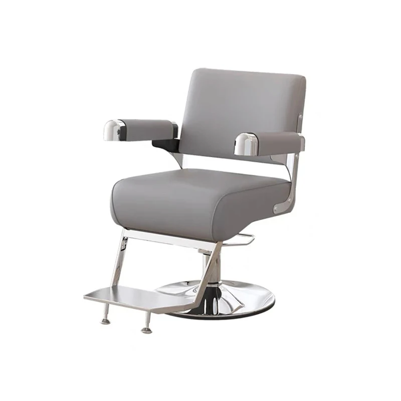 High-end Hair Salon Barber Chairs Nordic Hairdressing Perm Hair Dyeing Chairs Comfort Salon Furniture Cadeira De Barbeiro FYBC