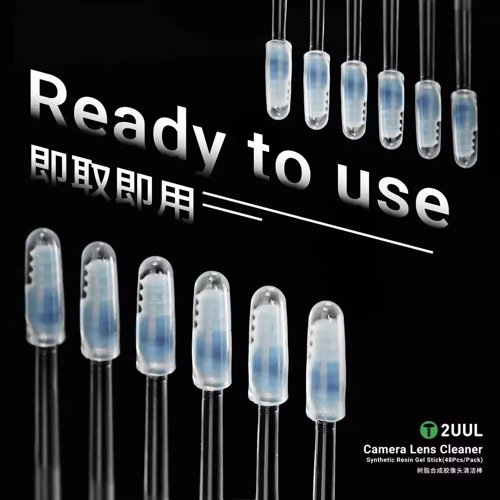 2UUL CL21 synthetic resin adhesive image head cleaning stick, mobile phone face lens dust cleaning transparent sticky dust stick