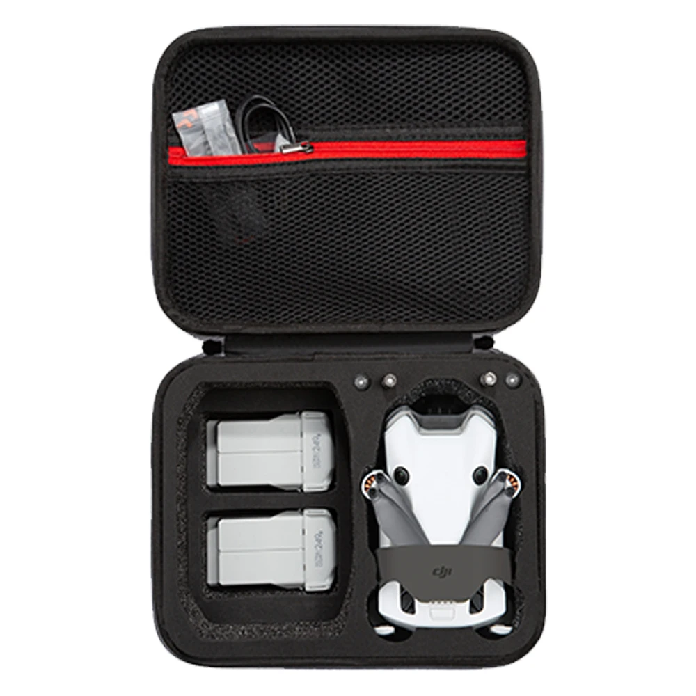 Storage Bag For DJI Mini 4 Pro Portable Body RC-N2 Remote Drone Nylon Handbag Carrying Handle Box Hard Cover Accessories