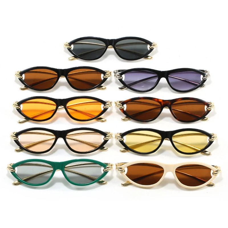 Oval Cat Eye Sunglasses UV400 for Women