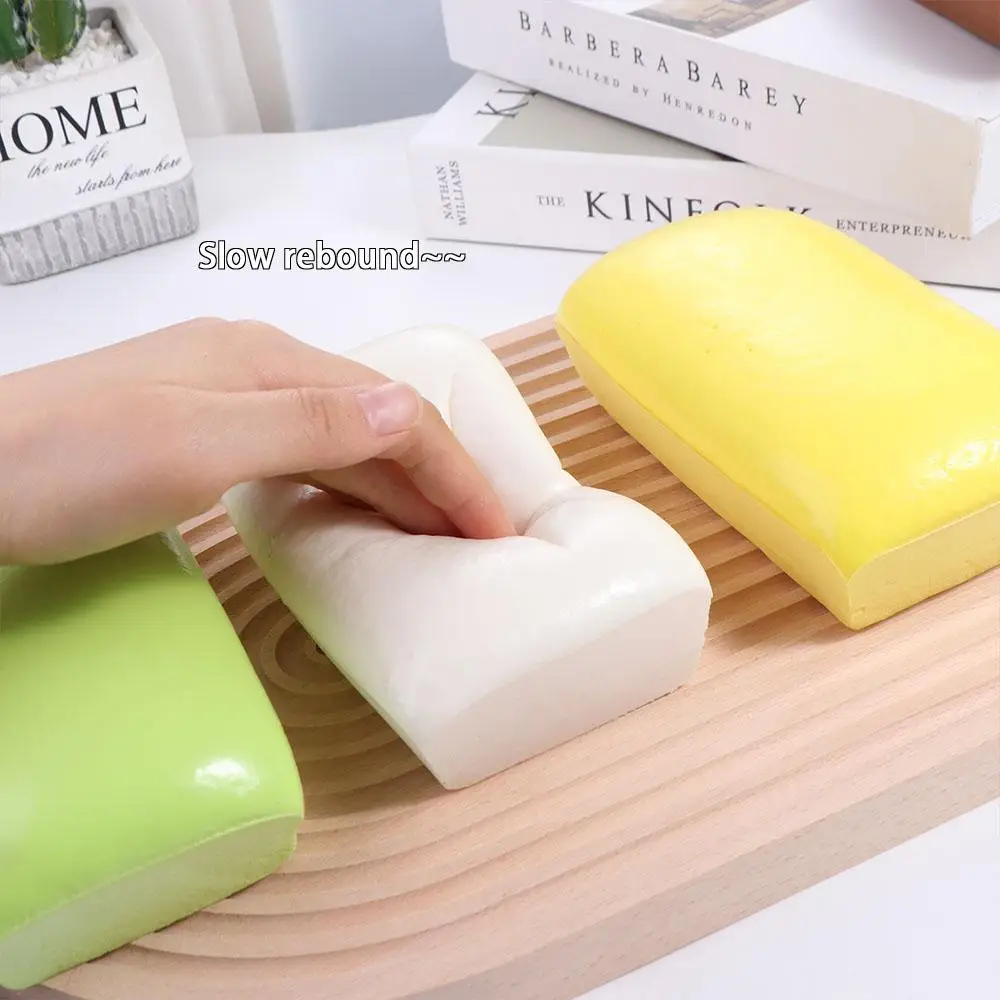 Giocattolo da spremere PU Pane Giocattolo da spremere Pane Torta a rimbalzo lento Giocattolo a rimbalzo lento Cibo Cartoon Pizzico di cibo Giocattoli musicali Regalo per bambini