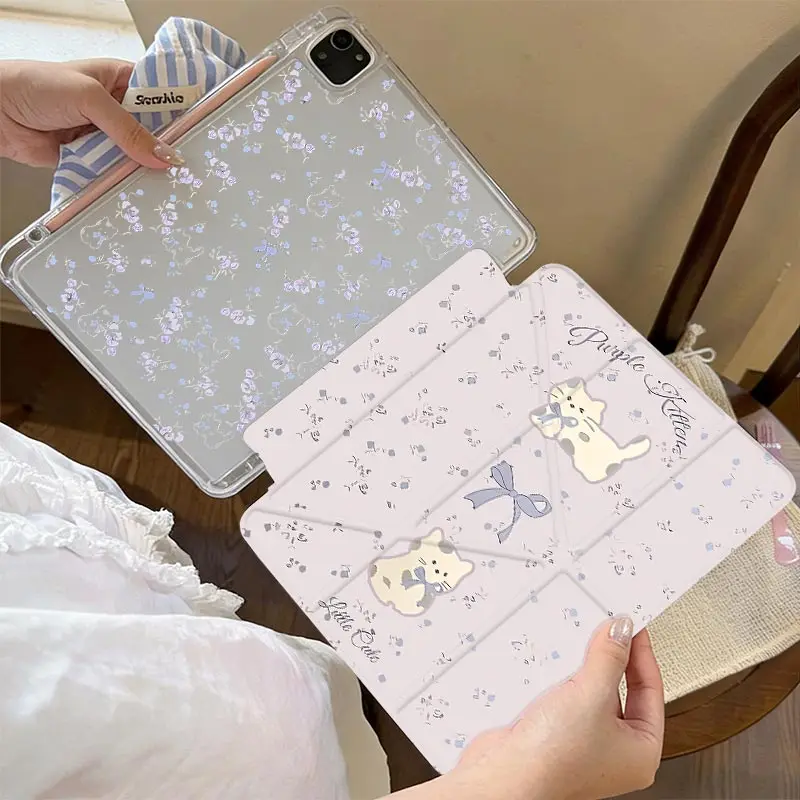 3+Y Multi-Angle Stand Cover For IPad Mini6 8.3 Air3 10.5 Pro11 iPad 10.2 7/8/9 4/5th 10.9 10th iPad A16 2025 11th Air11/13