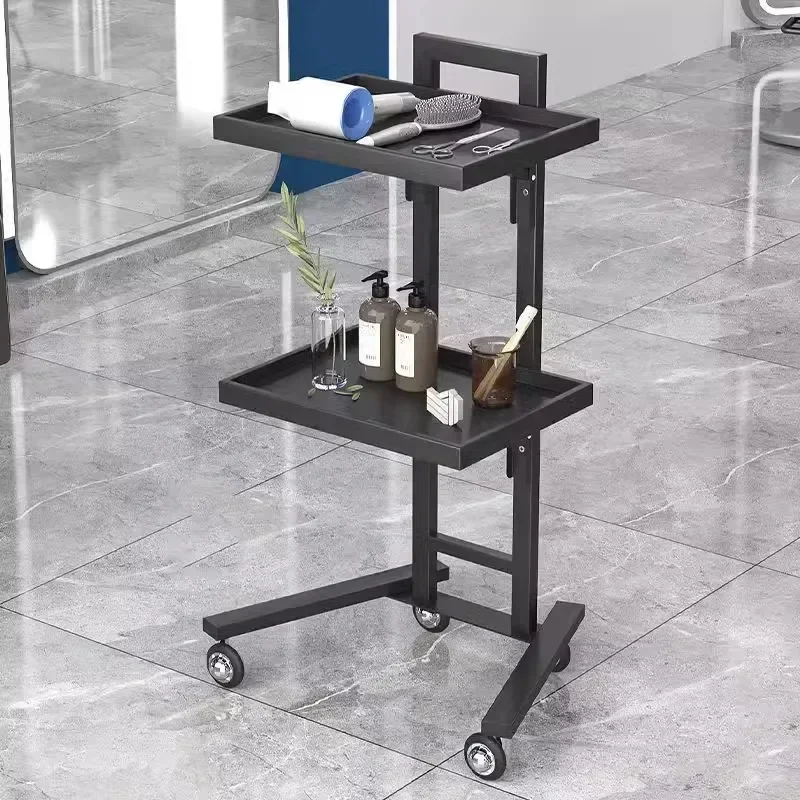 Luxury Hair Dressing Machine Tool Salon Trolley With Wheels Storage Acrylic Professional Beauty Drawers Makeup Dental Cart Laser