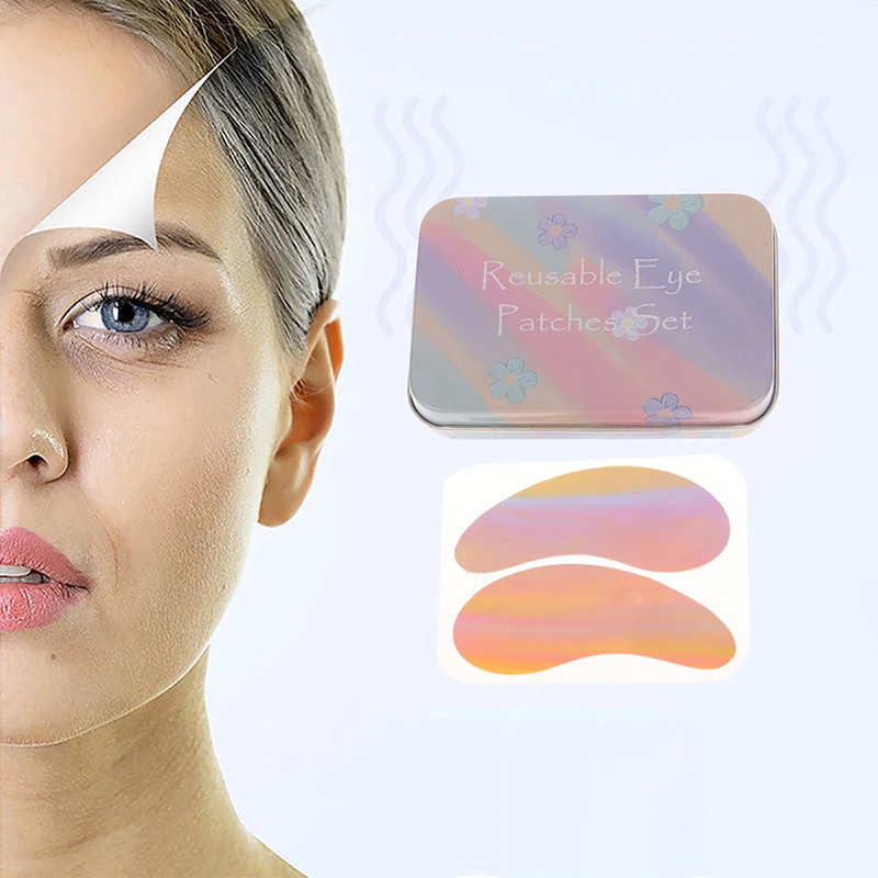 【XHB】1Pair Eye Pads With Massage Stick Silicone Lash Lift Eyelash Extension Hydrogel Patches Under Eye Gel Patch Makeup Tool