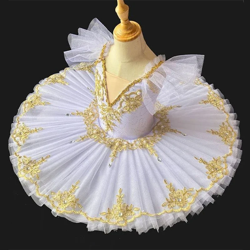 Kinder Professionelle Ballett Tutu Tanz Kleid Kind Blau Schwanensee Kostüm Ballerina Kleidung Teen Ballsaal Ballett Outfit Für Mädchen – Detail 3