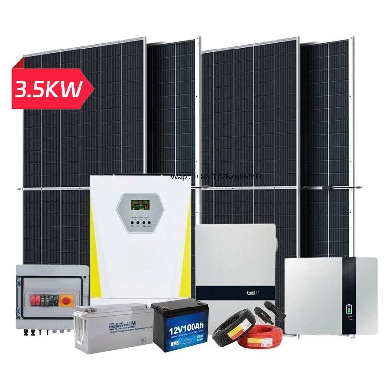New single-phase inverter with a single solar panel kit of 3.5 kW for small solar systems with home  controllers