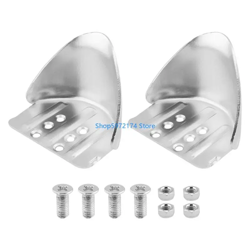 Y3NB 2 Pack Metal Stilt Heel Brackets for Reliable Indoor High Wall Painting