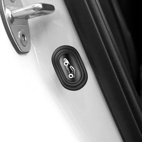 Imagen 2 del producto 10 Uds pegatinas protectoras de parachoques de puerta de coche Universal amortiguador silencioso juntas de ruido Protector de parachoques para coches camiones SUV