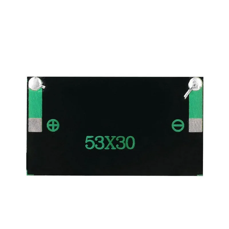 Precio de fábrica 500 Uds 30mA 5V Mini Panel Solar 0,15 W célula Solar policristalina DIY juguetes solares placa Solar educativa 53*30MM