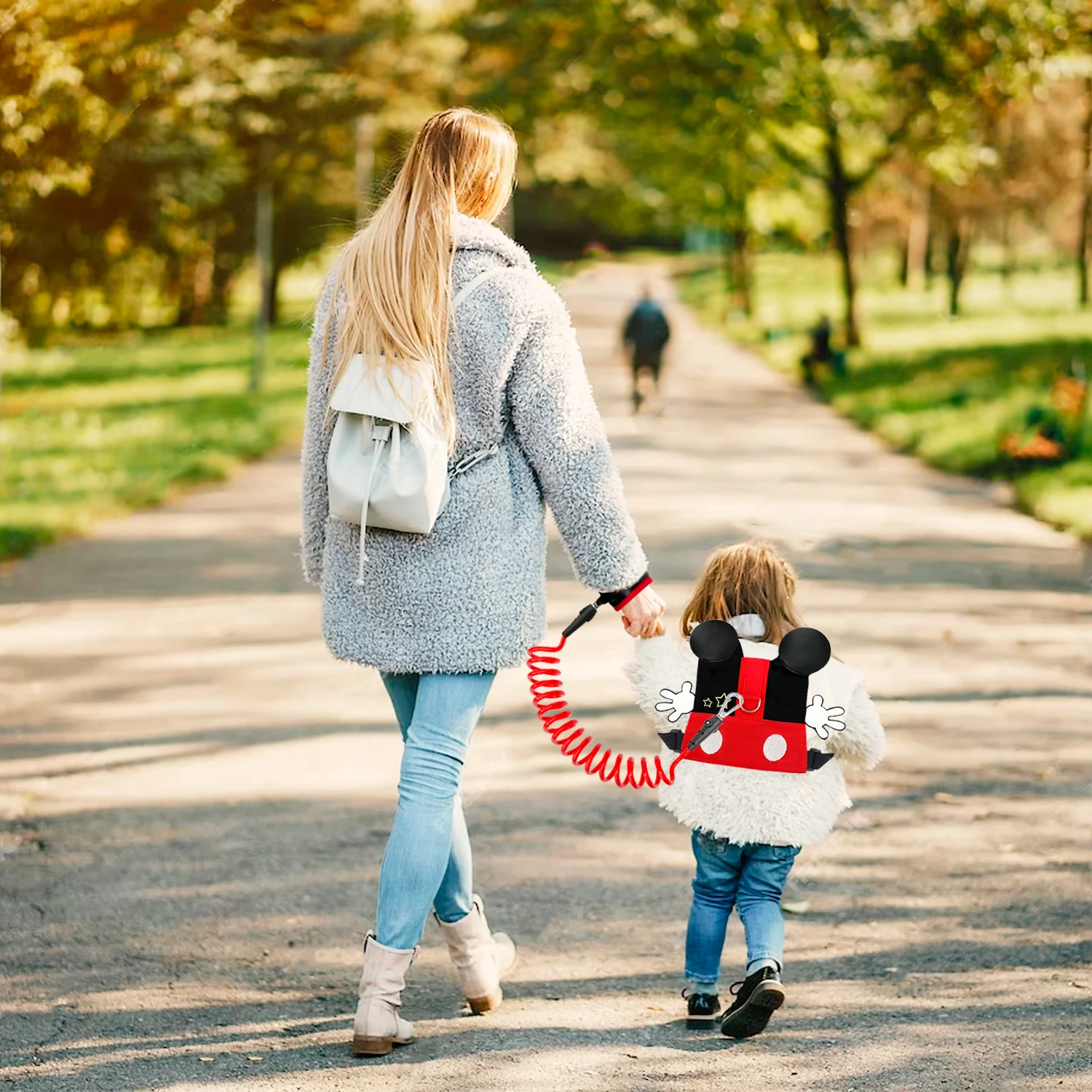 Toddler Leash Harness, 3-in-1Child Leashes for Toddlers Set-2m Kids Leashes for Toddlers&Wrist Leash for Kids(7.8 '' x 7 '')
