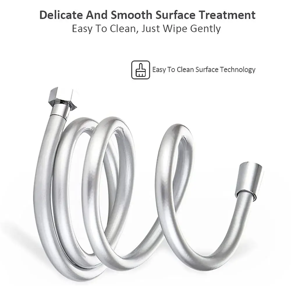 Bathroom Accessories Bidet Pipe Anti Winding Handheld Shower Hose PVC Shower Tube Explosion-proof