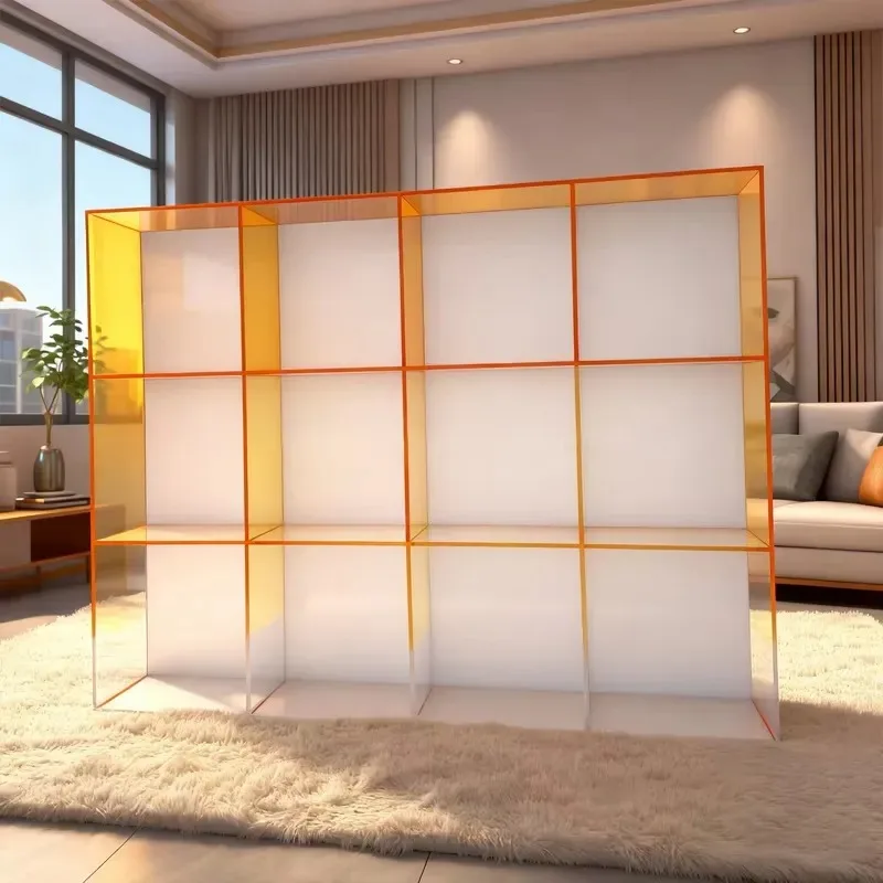 Custom Color Acrylic Display Stand Premium Acrylic Display Cabinet Fashion Production