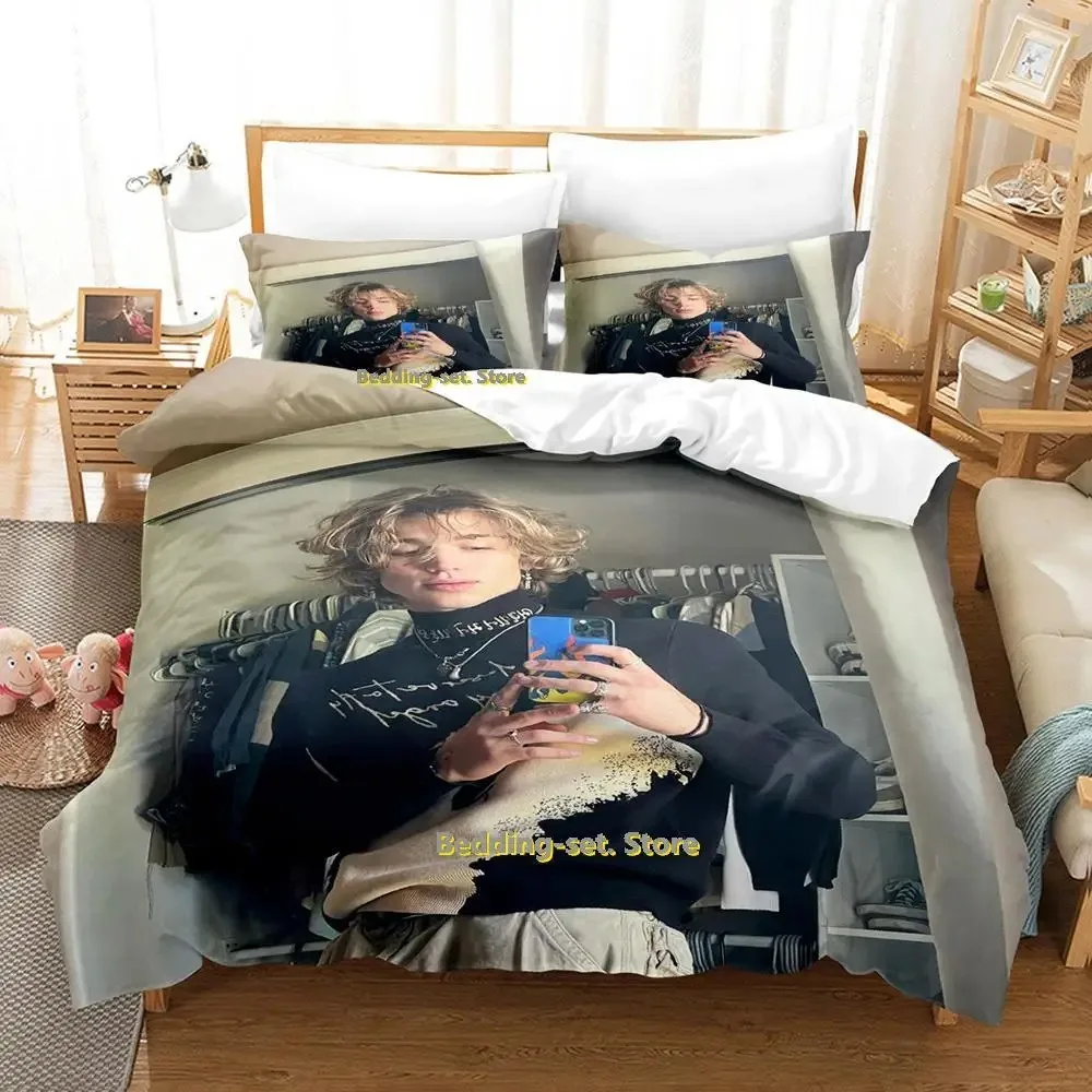 

New Vinnie Hacker Bedding Set Single Twin Full Queen King Size Bed Set Adult Kid Bedroom Duvetcover Sets Anime parure de lit Bed