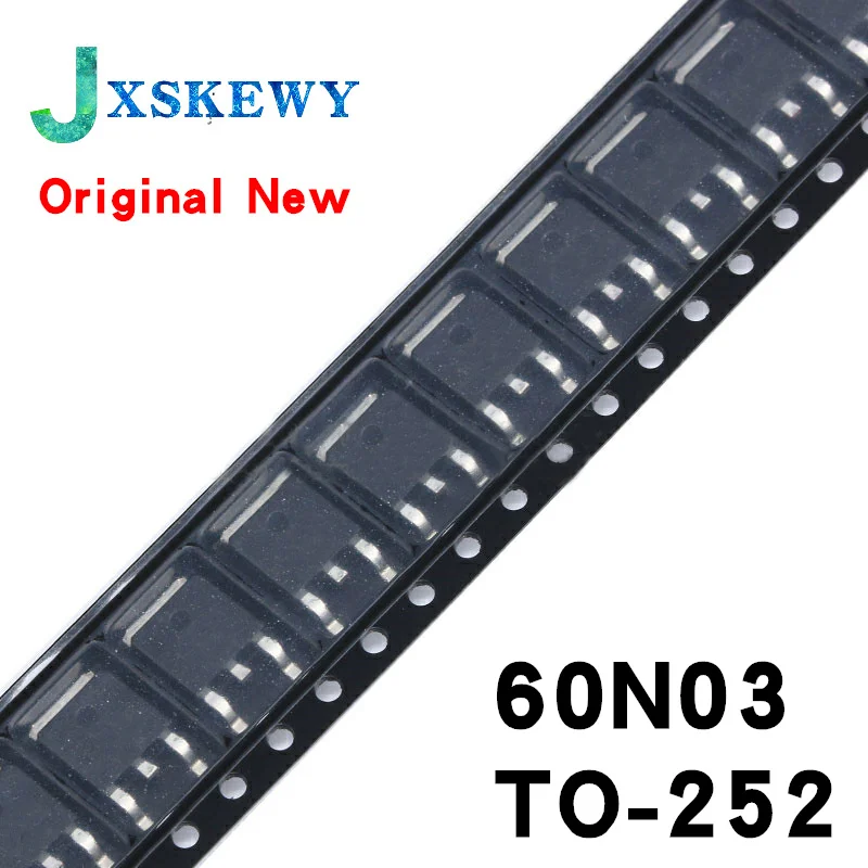 10pcs/lot 60N03 ME60N03L ME60N03A FQD60N03L ME60N03 TO-252 N-Channel Logic Level MOSFETs