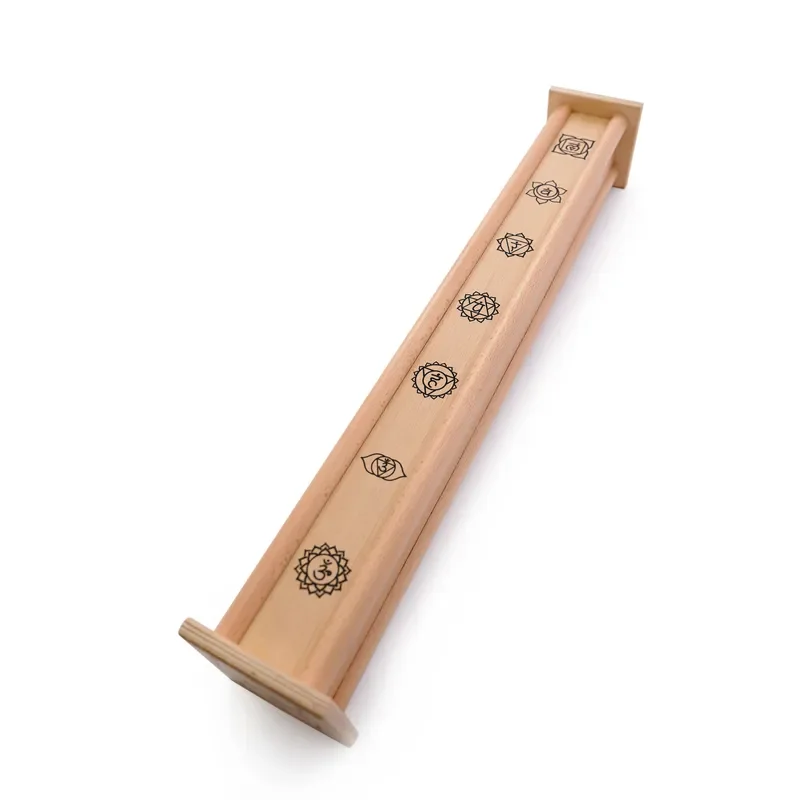 65cm Wooden Rain Stick Chakra Sound Healing Instrument Natural Wood Rainmaker Tube for Meditation Yoga Relaxation Therapy