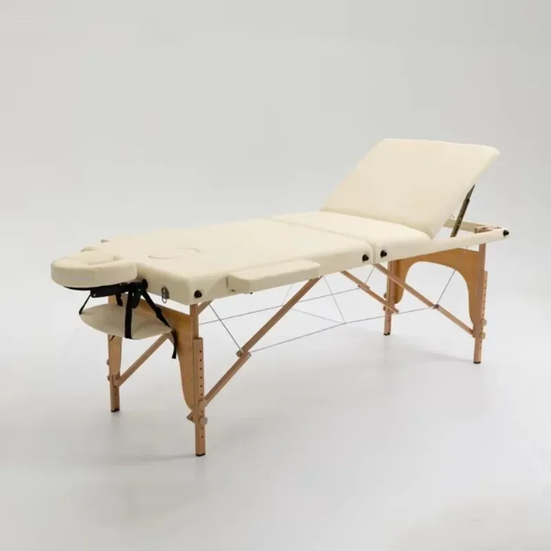 3 Section Wooden and Spa Bed Massage Table and Professional