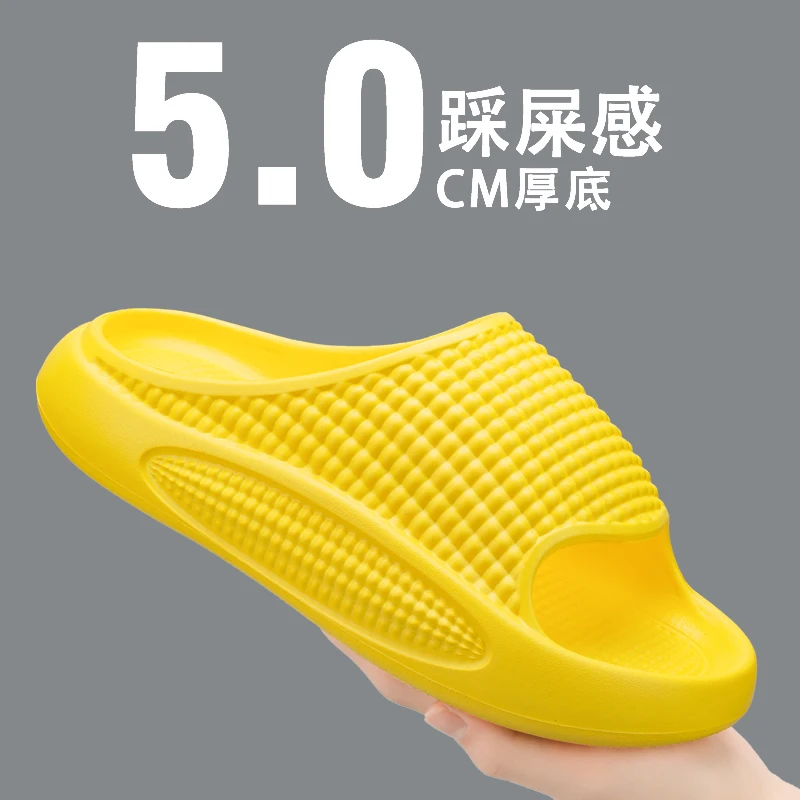

2025Summer Refreshing Breathable Comfortable High-Quality Corn High ElasticEVACouple's Thick-Soled Beach Sandals