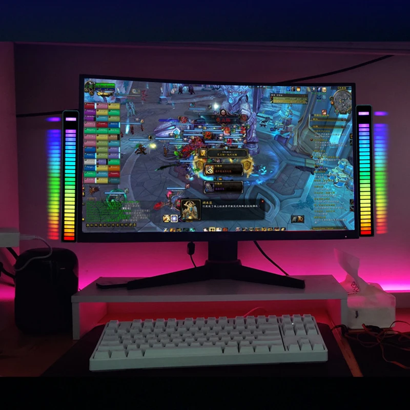 Music Sync LED Strip Lights RGB Light Bar for Car Party Light Source Battery Type Shape Is Smart Device Power Source Item Type