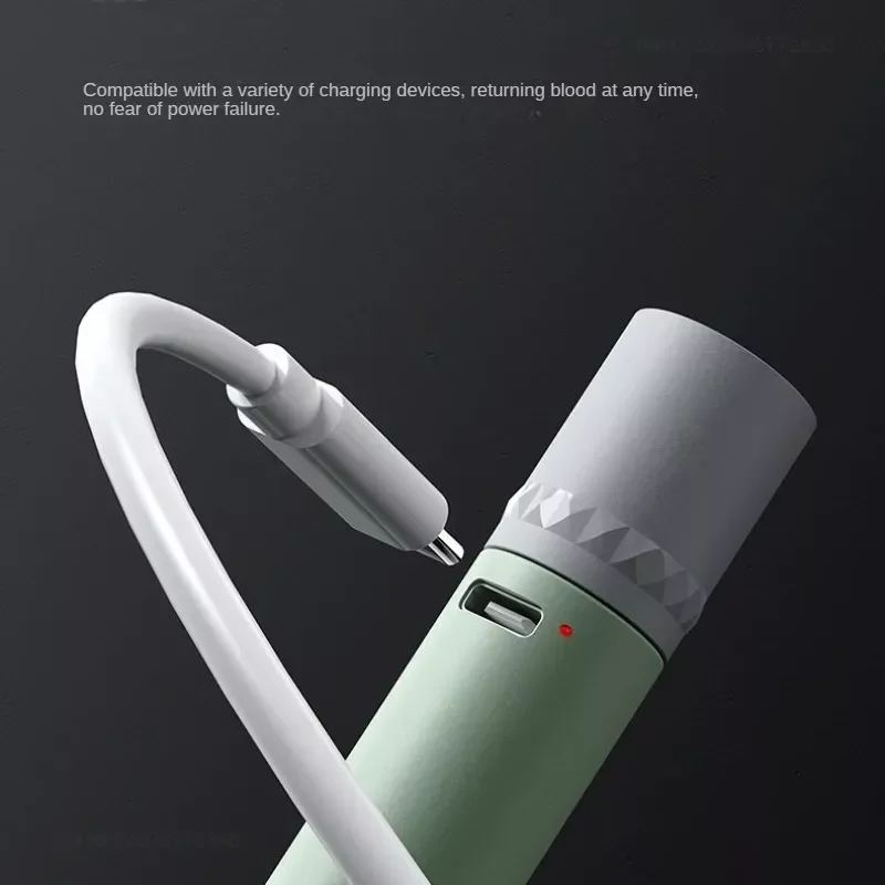 Xiaomi Strong Light Flashlight Portable Household Outdoor Emergency Light Variable Focus Waterproof Multifunction Mini LED Torch