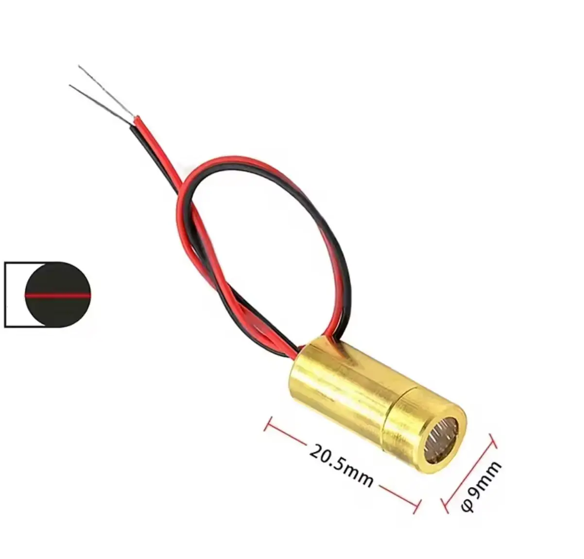 2pcs 9mm 650nm 5mW 3V Cross Line Dot Industrial MINI Laser Module Red Locate Laser Head LD Module Laser Medical positioning
