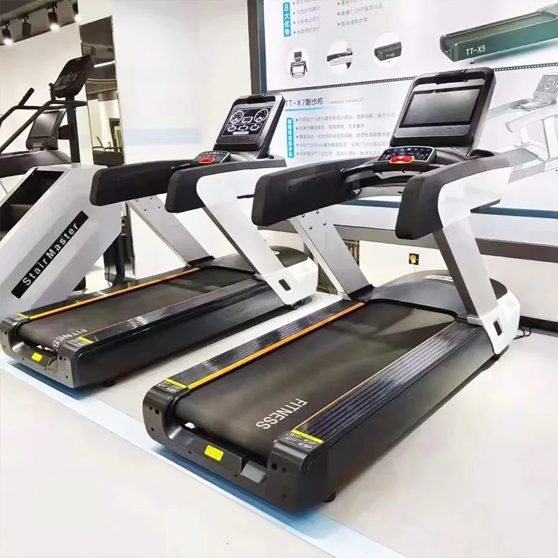 High End Sport Cardio Exercise Fitness Equipment Walking Pad LED Screen Commercial Running Treadmill Machine for Home Gym