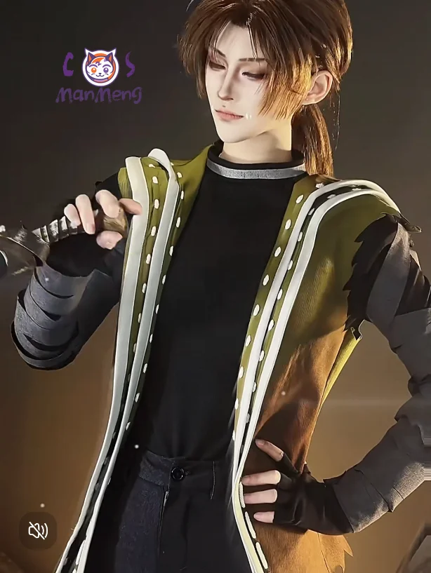 

Костюм Identity V Naib Subedar: Игровой костюм наемника, великолепная униформа, косплей-костюм для Хэллоуина, мужской наряд для ролевых игр