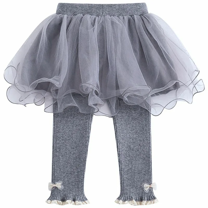 الفتيات قاع السراويل شبكة كاذبة قطعتين اللباس السراويل في الربيع والخريف نماذج الأطفال الصغار أزياء السراويل تنوعا