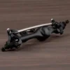 陽極酸化ストレートアクスル,アルミニウムf10t,CNC機械加工,オールインクルーシブアセンブリ,クリアブラック,フェニックス,f10t,scx10 ii VS4-10用 2