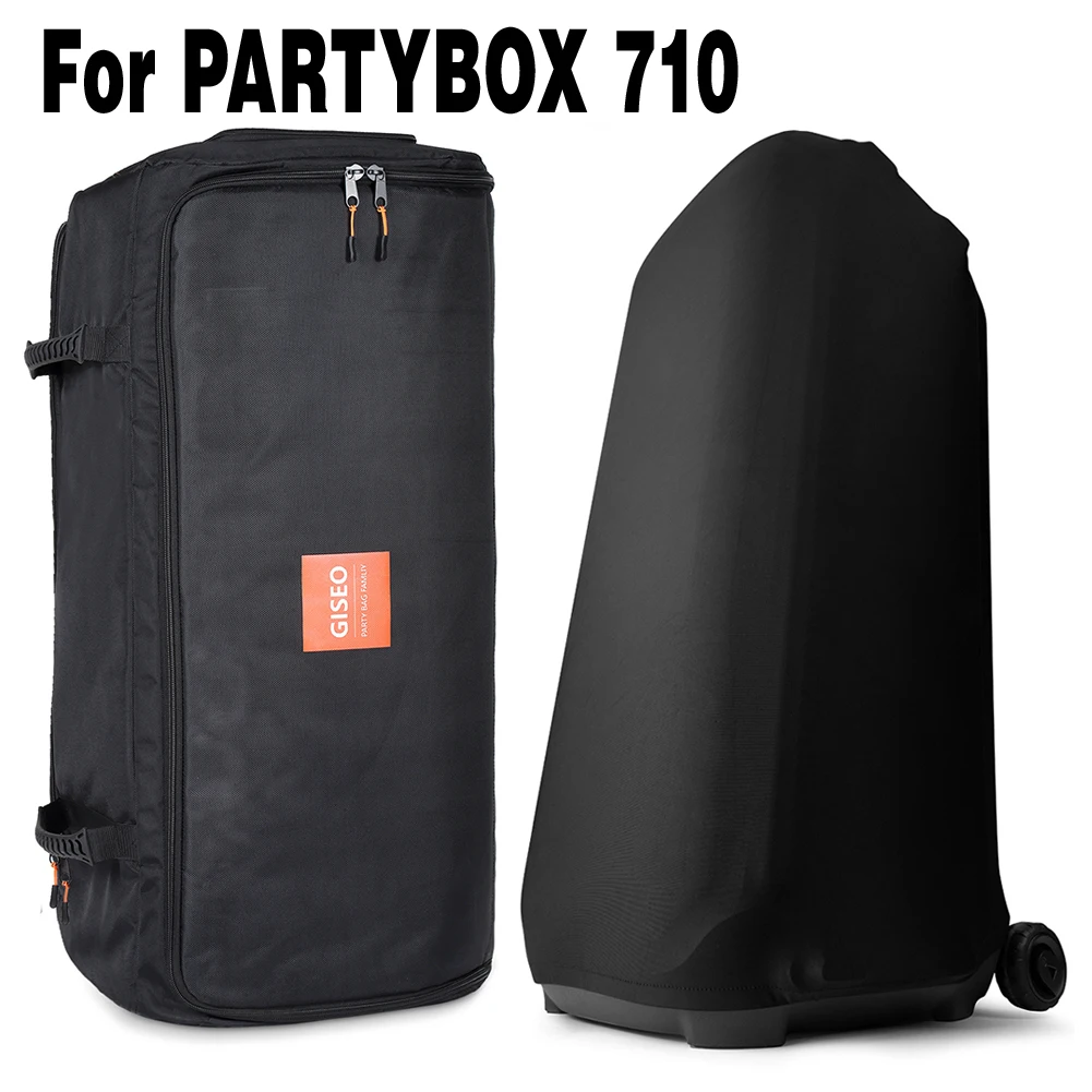 For JBL Partybox 710 Elastic Dust Cover Waterproof Carrying Case Oxford Cloth Speaker Protector Storage Bag Organizer