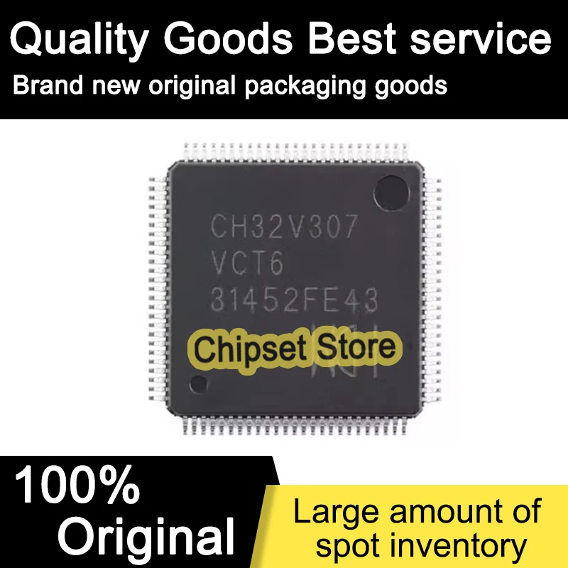 

CH32V307VCT6 CH32V307 LQFP 100% Brand new