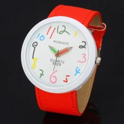 2020 Womage Fashion Creative Pencil Needle Watches Women Big Number Watches Casual Ladies Watches Quartz Relogio Masculino